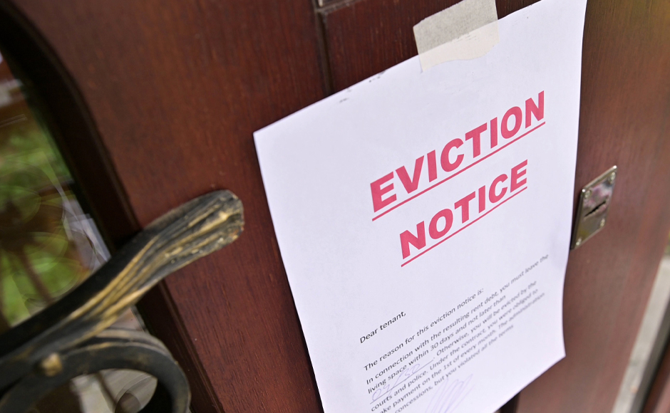 Tenant eviction notice